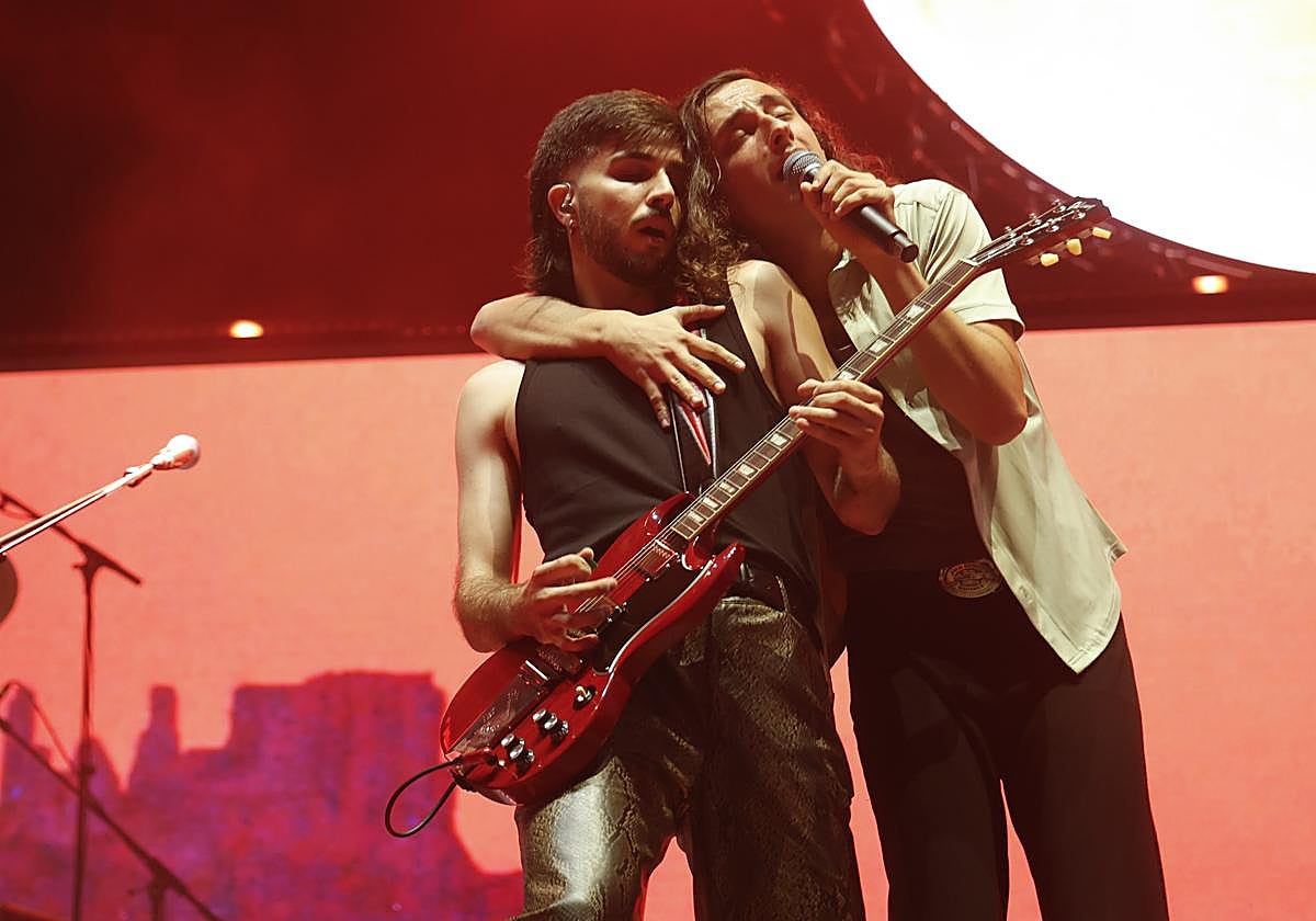 Concierto de Arde Bogotá en Cartagena, en julio de 2025.