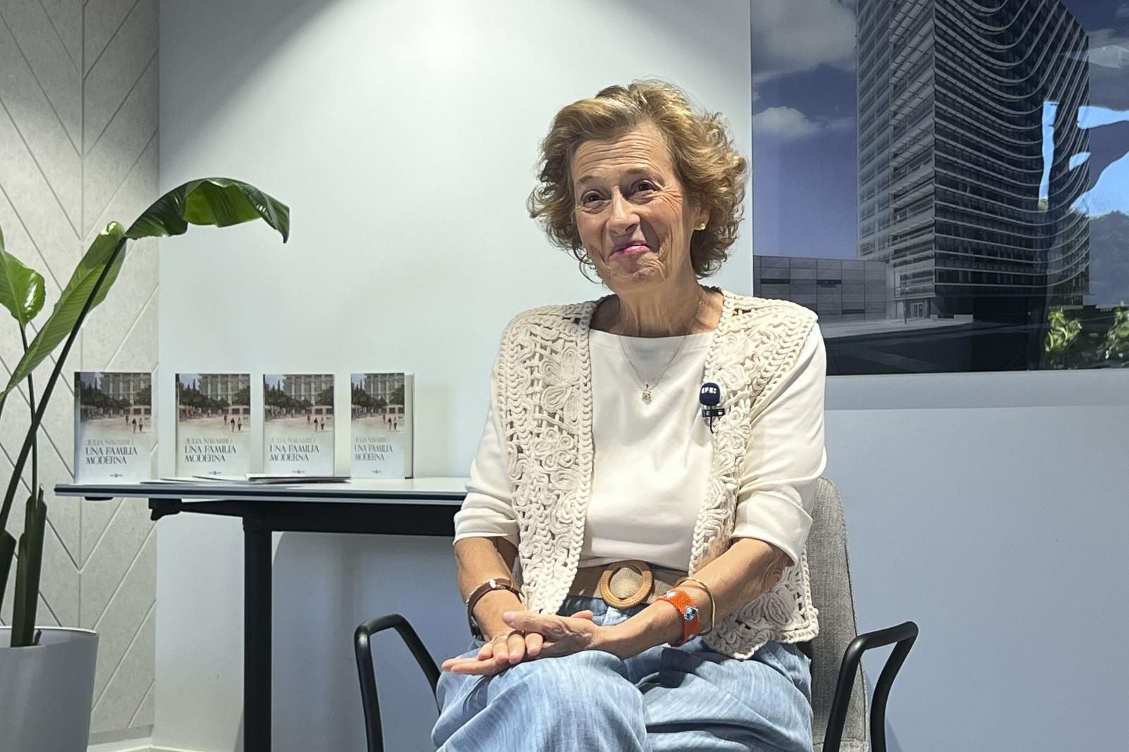 La escritora Julia Navarro.