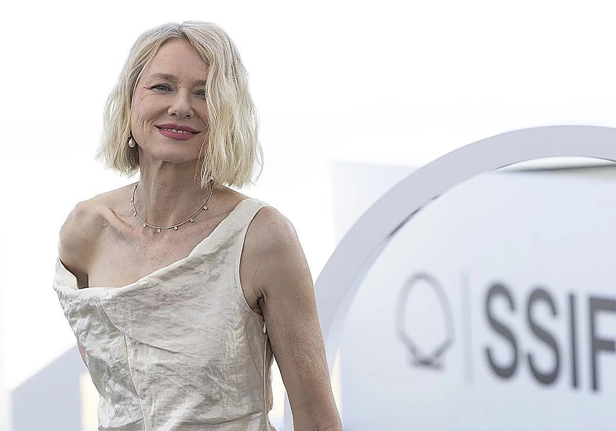 La actriz Naomi Watts en el Festival de San Sebastián.