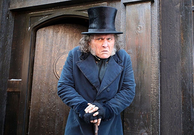 Depp se presentó caracterizado de Scrooge en la Comic-Con de San Diego.
