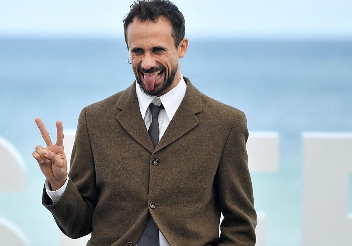 El actor Oriol Pla en el festival de San Sebastián en 2025