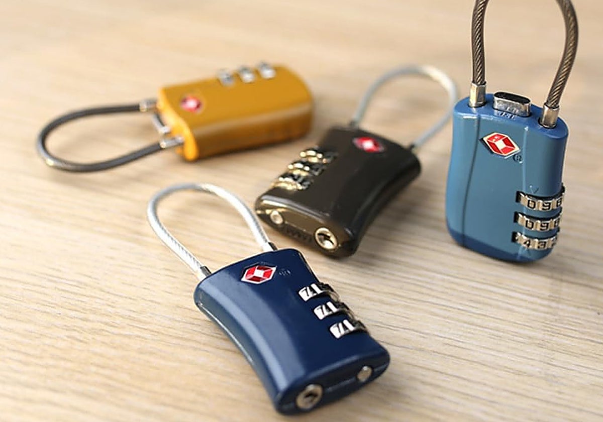 No te vayas de vacaciones sin proteger tus maletas con estos candados TSA