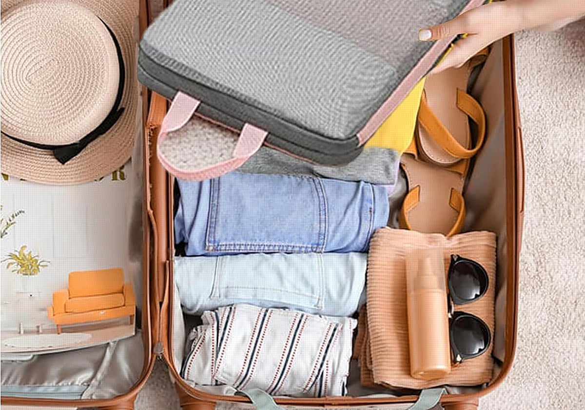 Aprovecha todo el espacio de tu maleta estas vacaciones con estos prácticos organizadores de equipaje