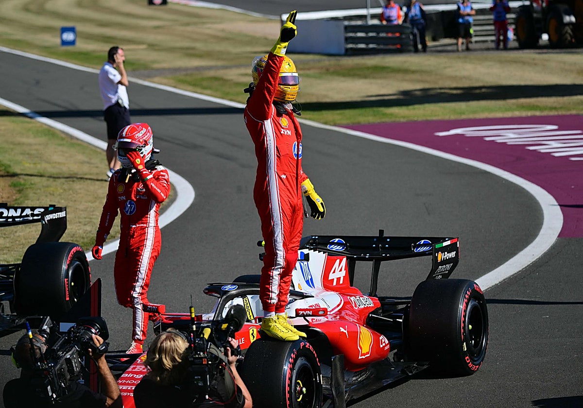 Lewis Hamilton, el mejor del viernes en Silverstone.