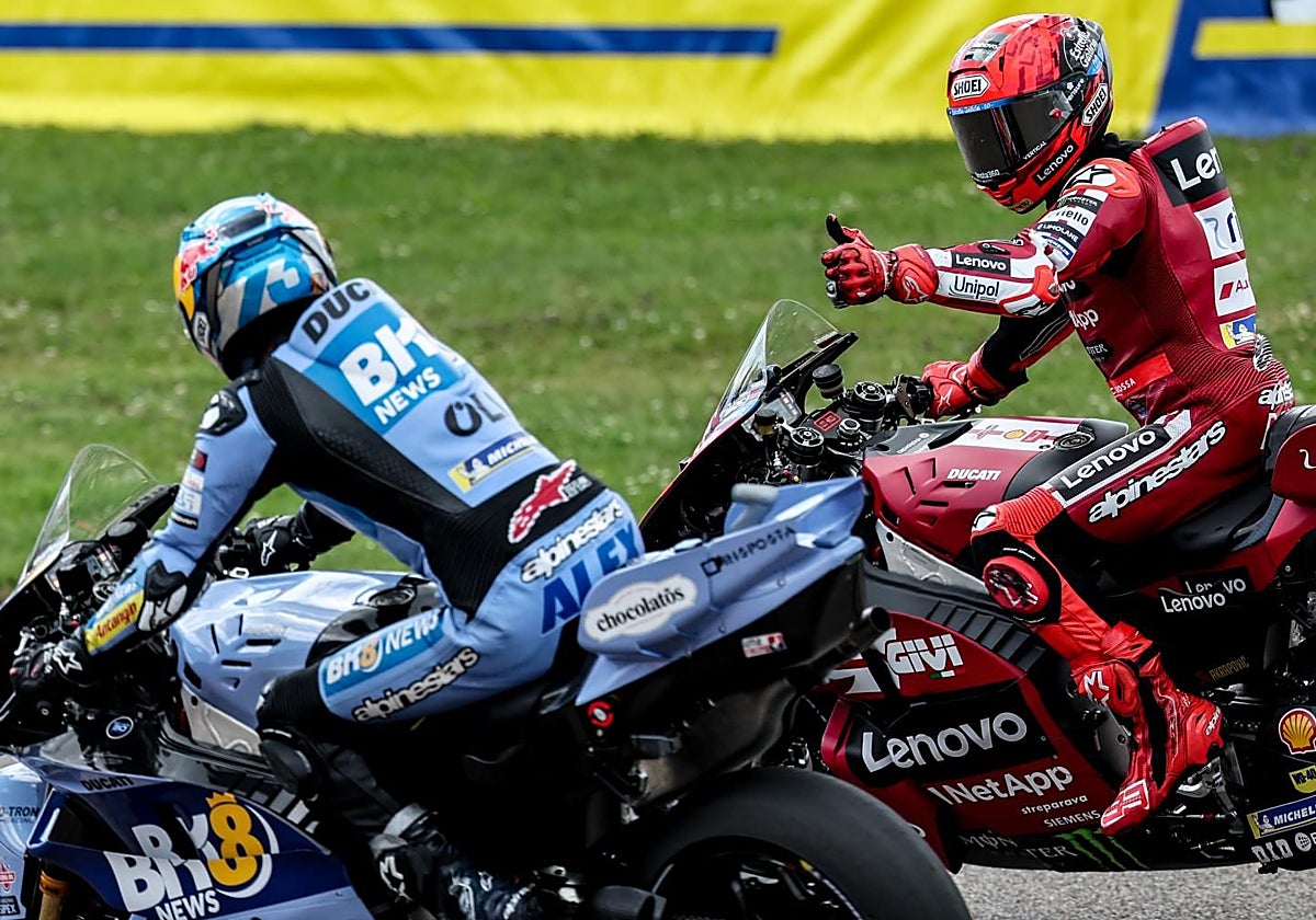 Marc lidera el doblete de los Márquez y el triplete de Ducati