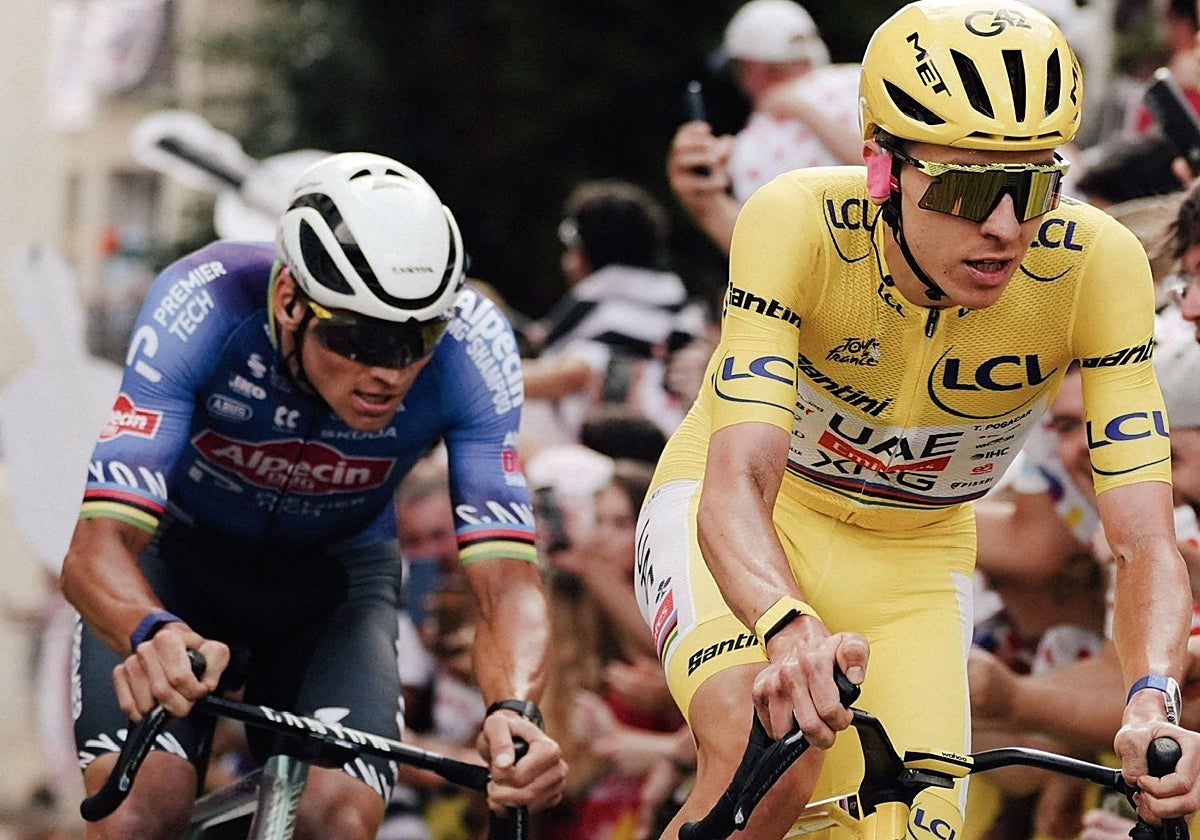 Van der Poel y Pogacar provocan el delirio en París