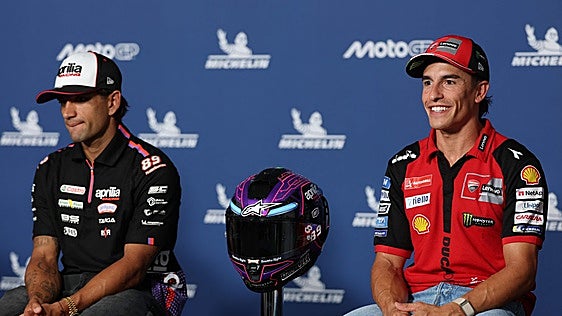 Aragón llega como un bálsamo para Marc Márquez