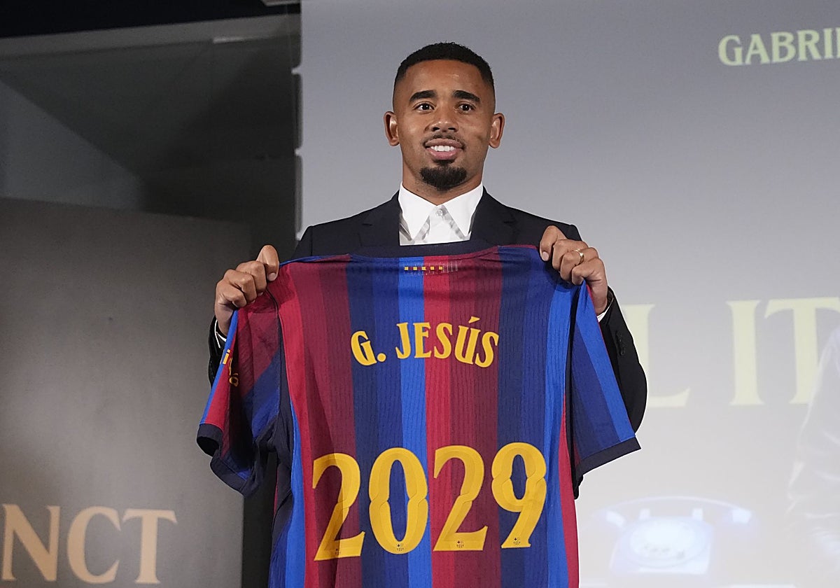 Gabriel Jesús ya es el nueve del Barça