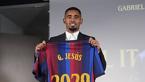 Gabriel Jesús ya es el nueve del Barça