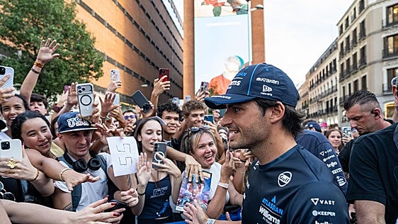 Carlos Sainz, profeta en Madrid: «Con 10 años jamás lo habría pensado»