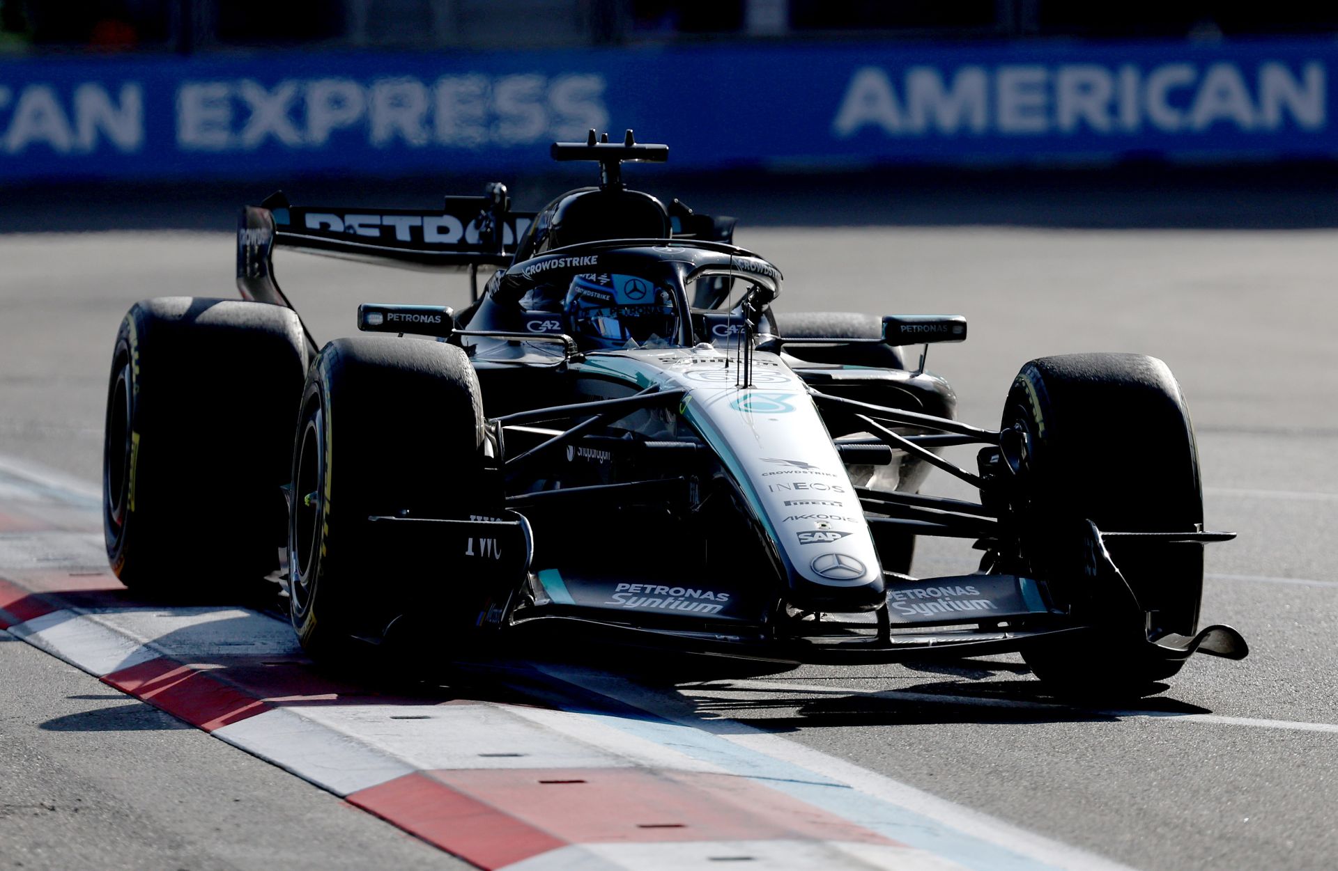 George Russell, piloto de Mercedes.