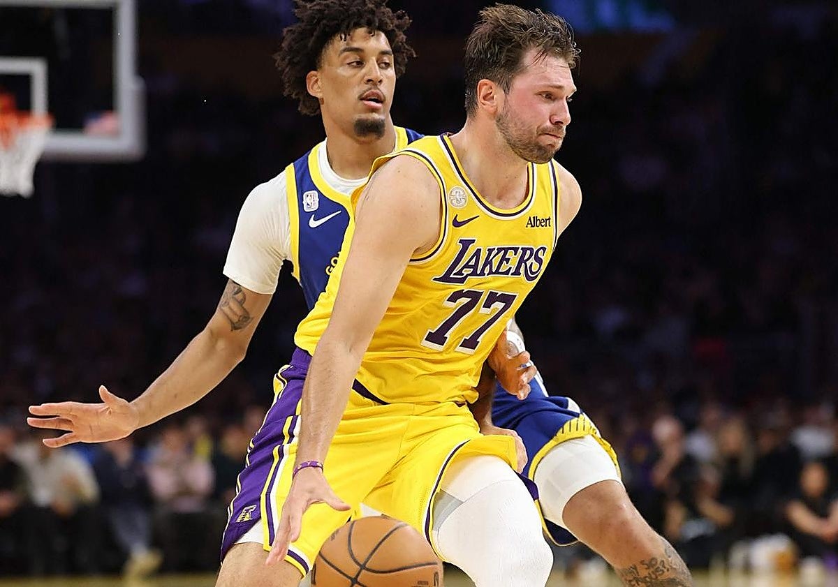 Luka Doncic leads Lakers past Warriors with 28 points