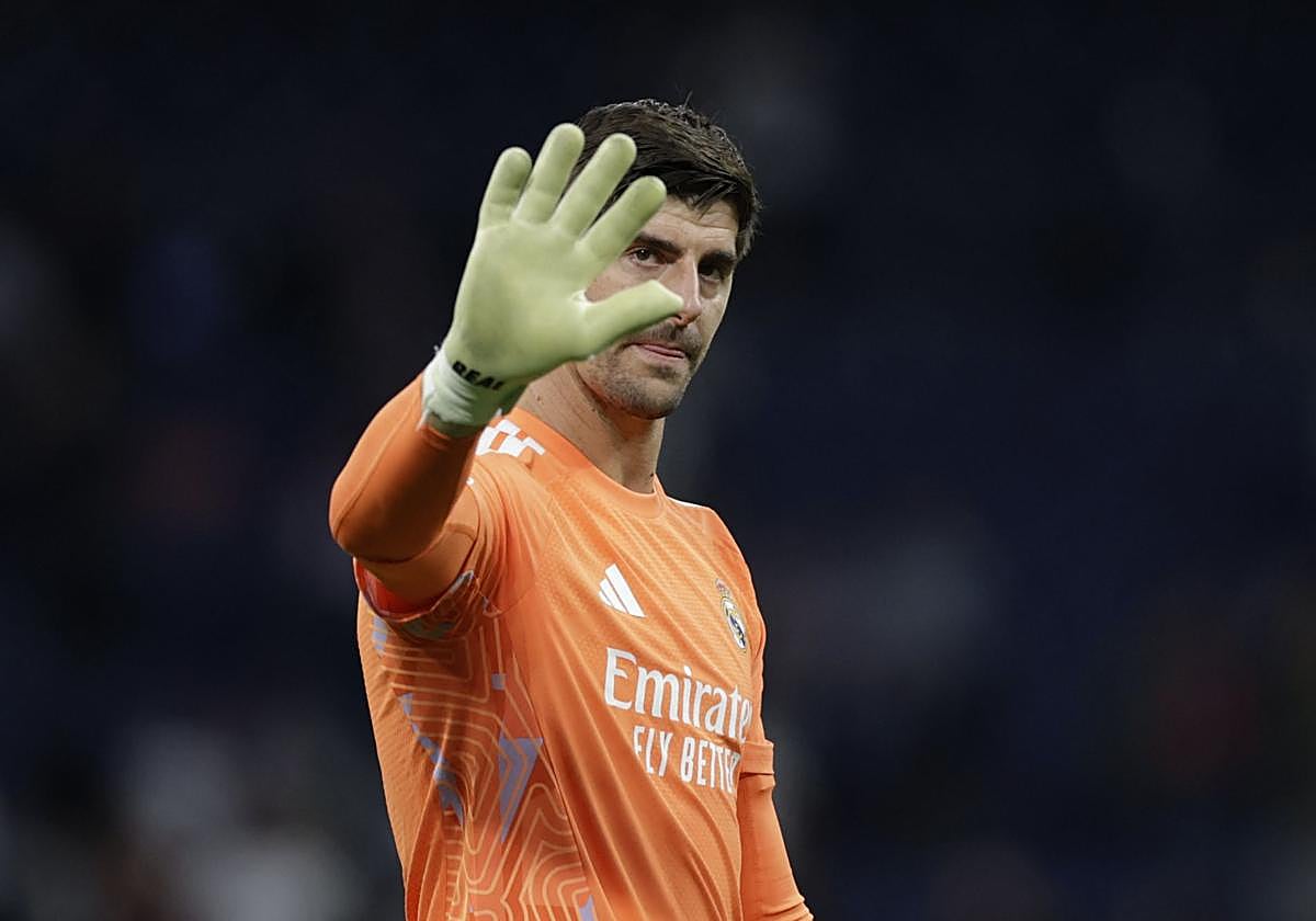 Courtois, baja para el clásico por gripe