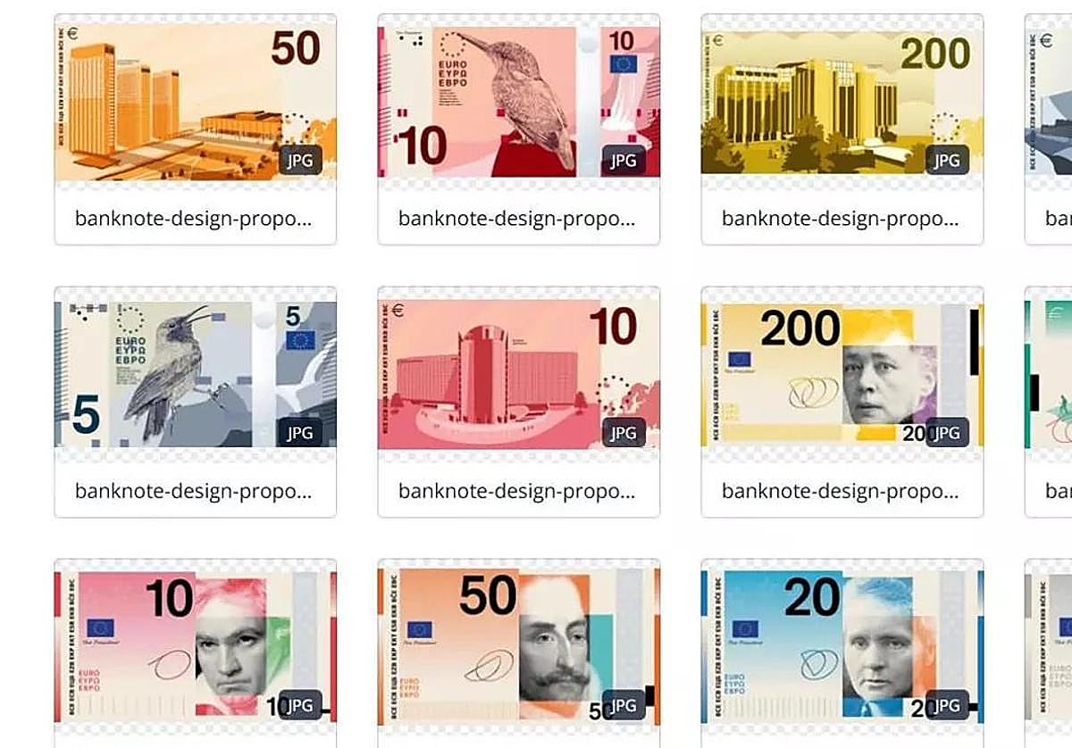 ECB yeni euro banknot tasarımları için önerilerini açıkladı