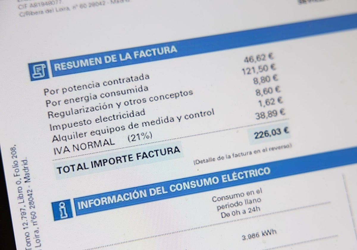 El recibo de la luz de agosto ya es el más caro desde la guerra de Ucrania