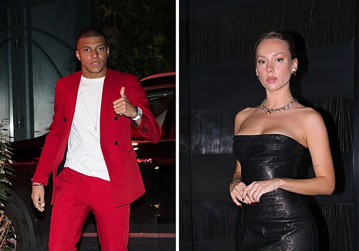 Kylian Mbappé y Ester Expósito.
