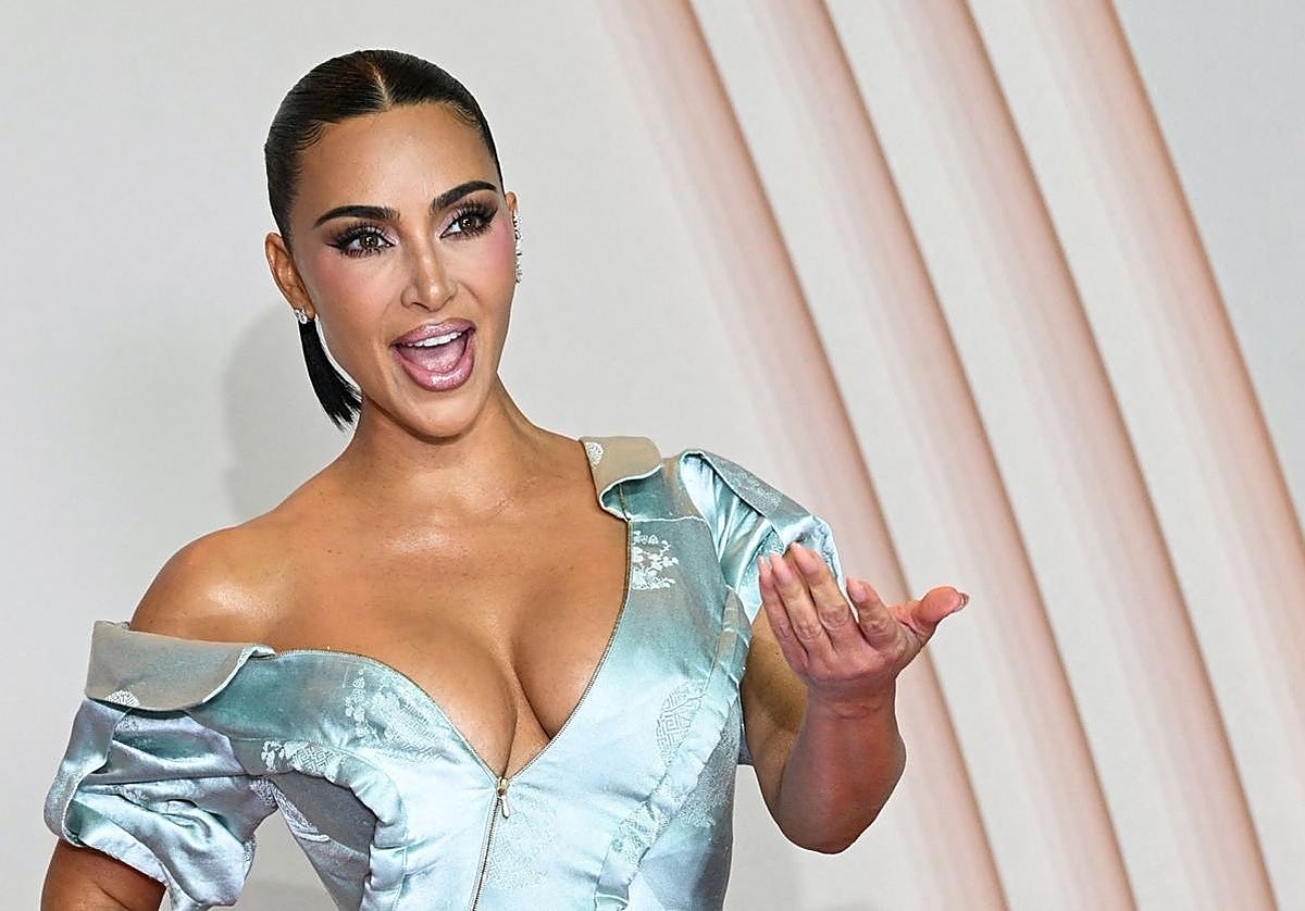 Kim Kardashian, durante un photocall