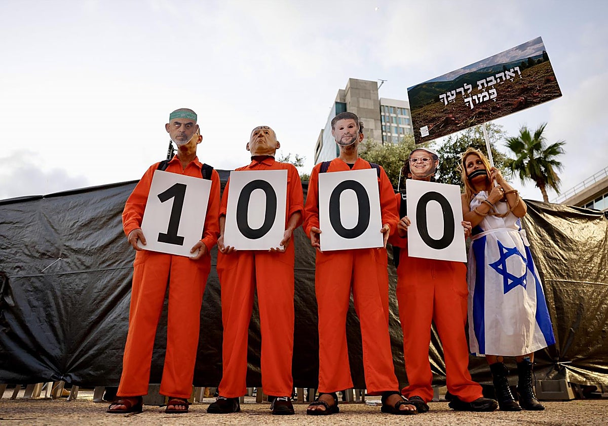 Israel conmemora los 1.000 días del ataque de Hamás del 7 de octubre.