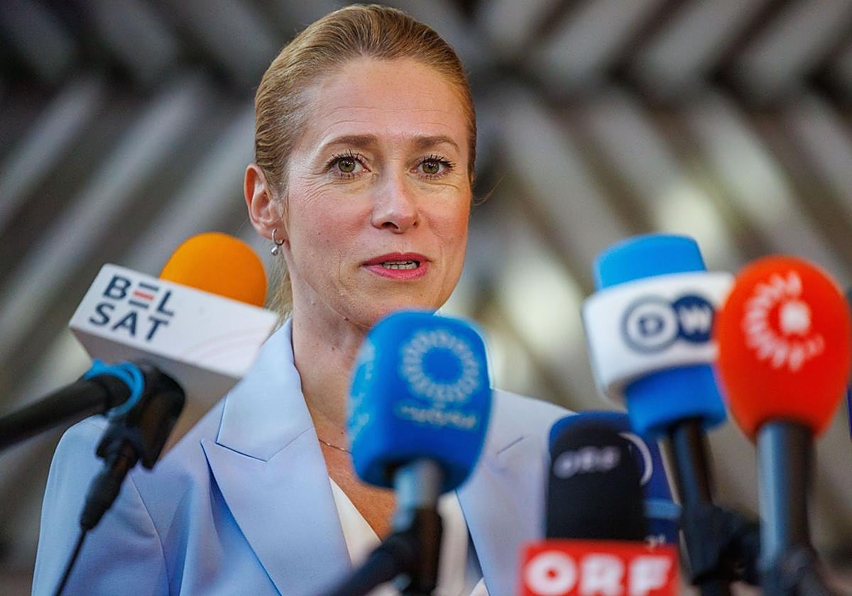 La jefa de la diplomacia europea, Kaja Kallas.