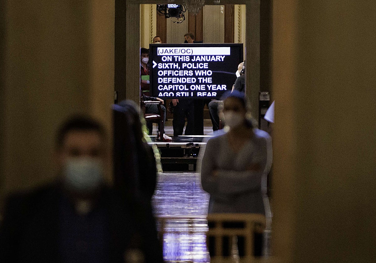 Suspendido un operador del 'teleprompter' de Trump por ganar 90.000 dólares apostando a los discursos del presidente
