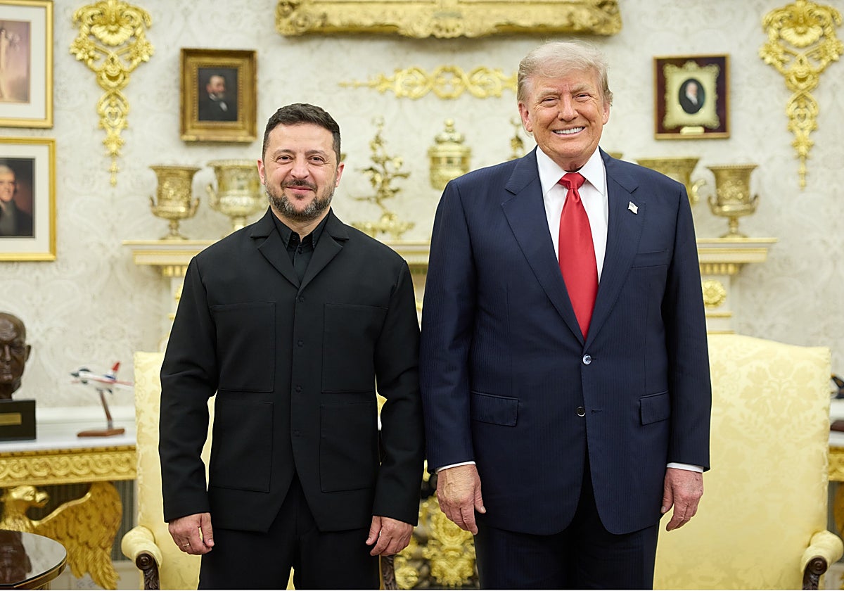 Zelenski y Trump, durante su reunión en la Casa Blanca.