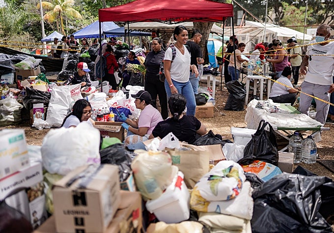 La población colombiana se ha volcado con los afectados.