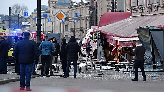 Muere un teniente coronel ruso en un atentado con bomba en San Petersburgo