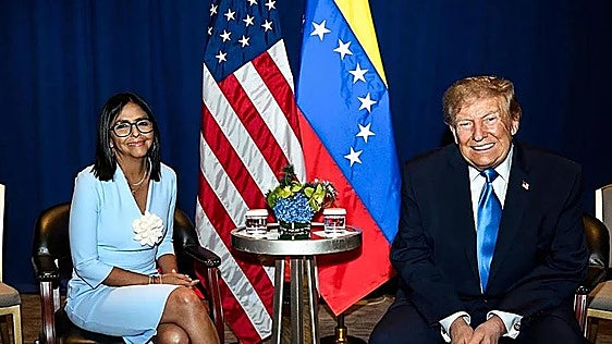 El tirón de orejas de Trump a Delcy: «Al final tiene que haber elecciones»