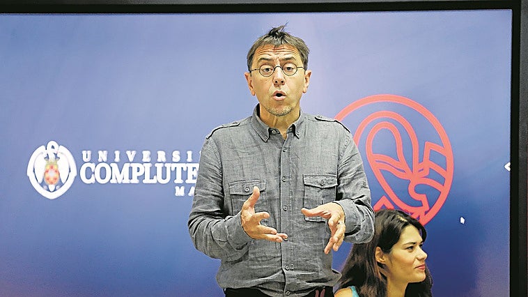 Podemos evita aclarar la situación de Monedero en el partido tras la sanción de la Complutense