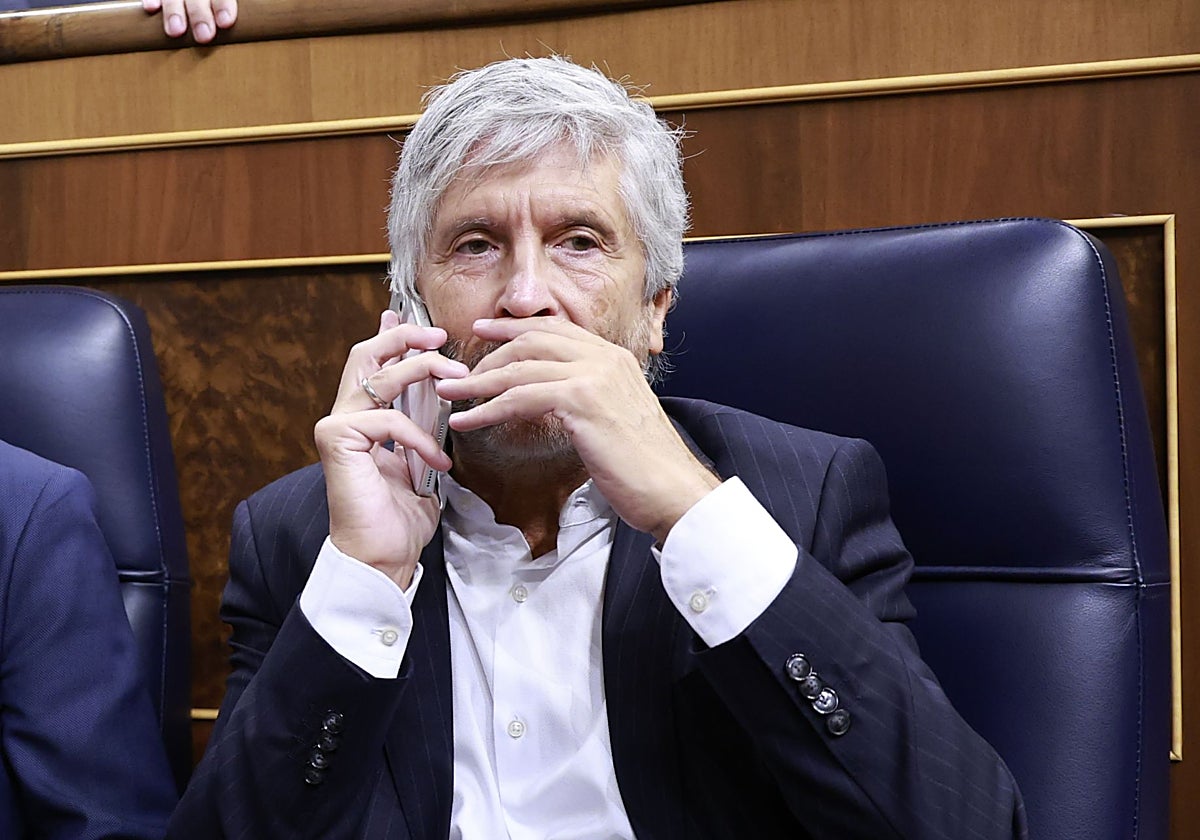 Marlaska afea a la presidenta del CGPJ que el Gobierno no pudiera acceder al informe policial sobre Ceuta y ella responde que cumple la ley
