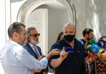 El empresario Álvaro Romillo a su salida del Tribunal Supremo.
