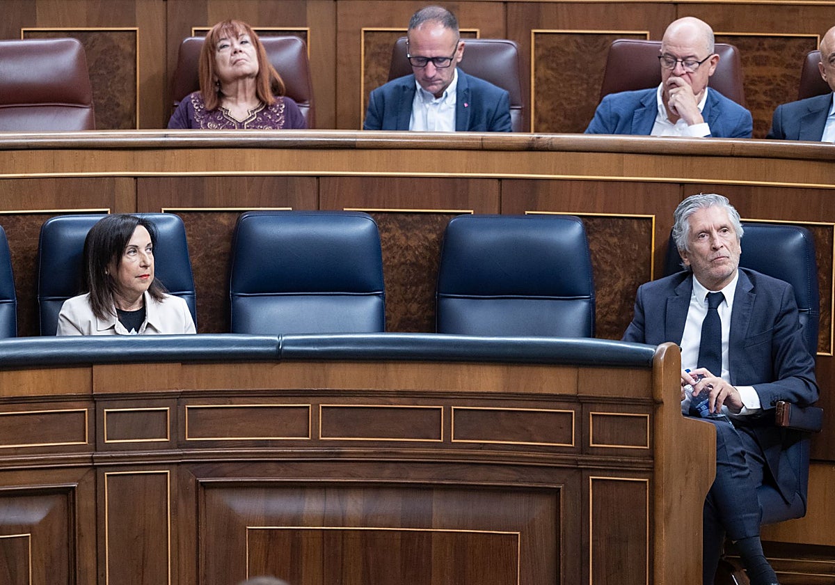 Margarita Robles y Fernando Grande-Marlaska.
