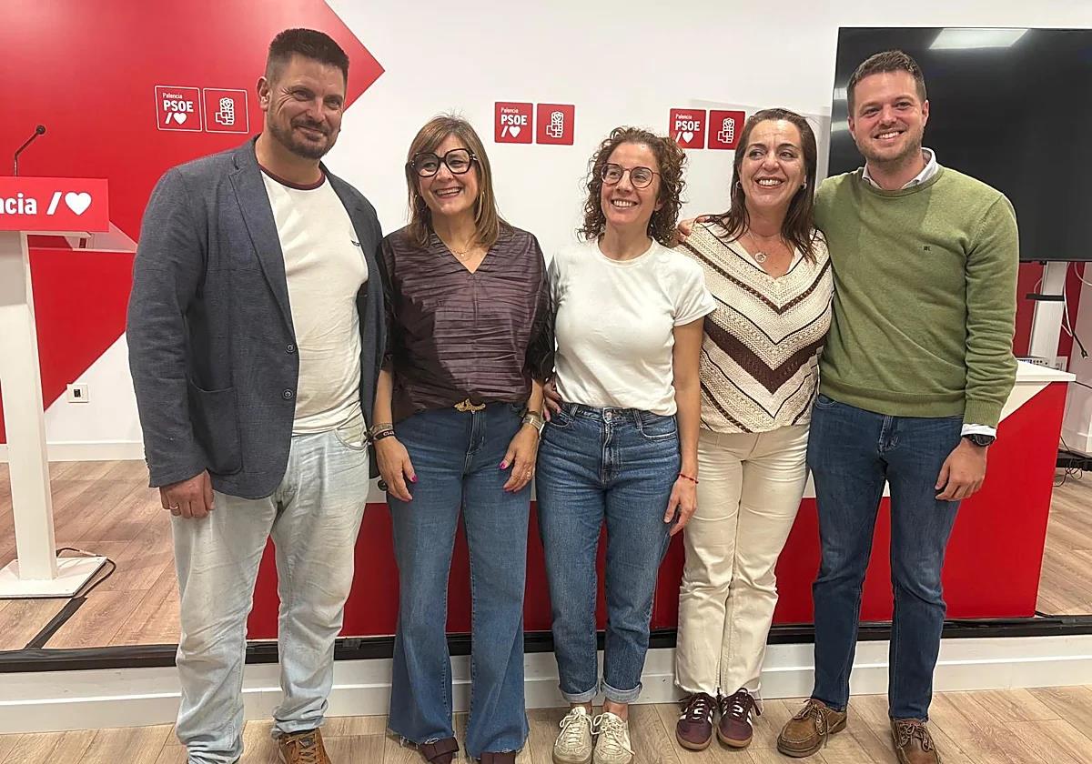 Luis Ángel Marín, Rosa Aldea, Alicia García, Belinda Mencía y Álvaro Bilbao.