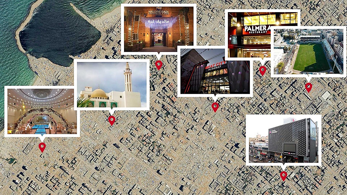Ruta turística del horror por una Gaza que no volverá