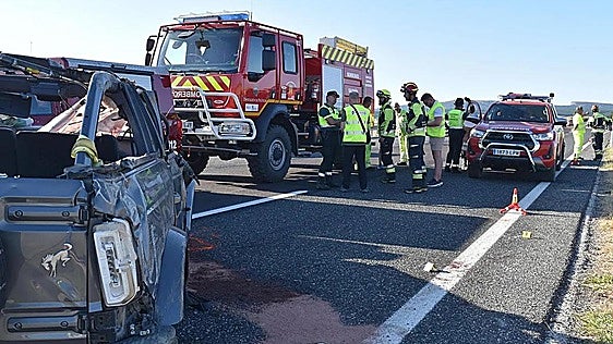 La niña superviviente del accidente de Palencia en el que murieron sus padres y hermanos está «estable»