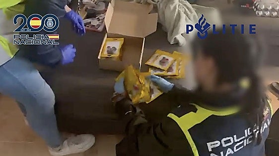 La Policía ejecuta la mayor incautación de MDMA en Europa al intervenir 950 kilos