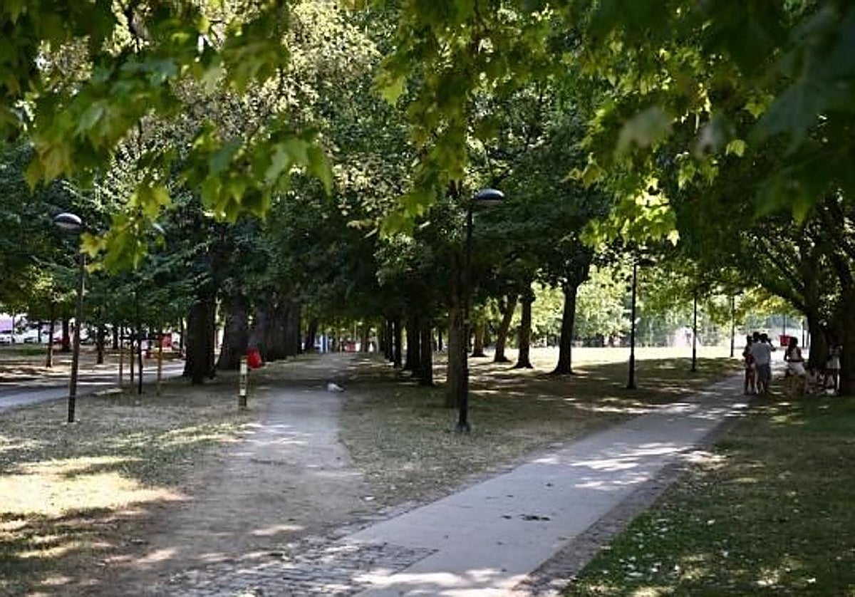 Parque de la Vuelta del Castillo de Pamplona donde se produjo la presunta violación.