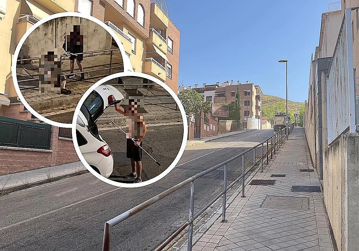 Un joven acaba con un gancho atravesado en el brazo y atado a una barandilla tras una agresión en Granada
