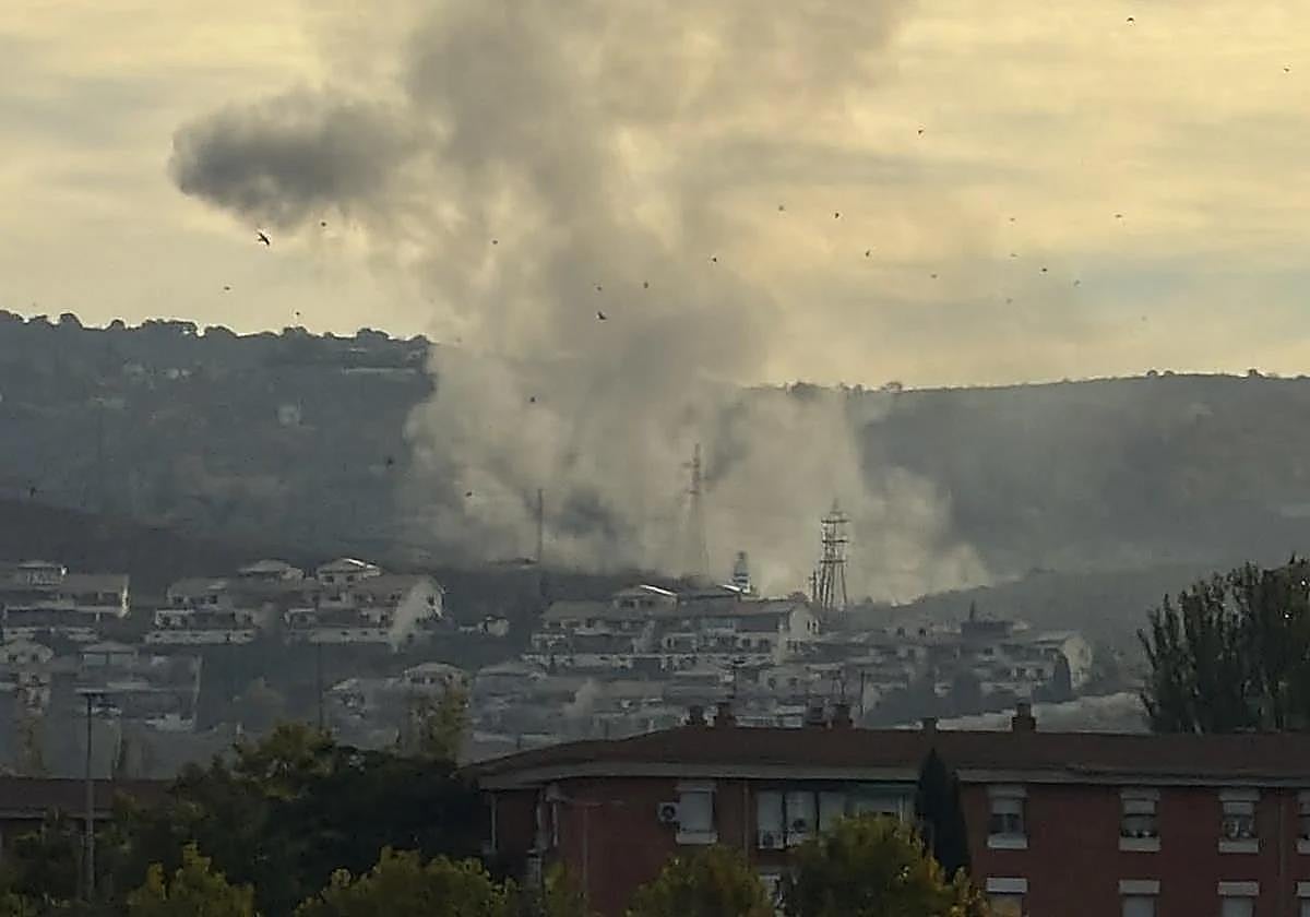 Una explosión en la fábrica de municiones de El Fargue moviliza a Policía y Bomberos en Granada