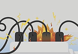 El error que cometemos con las regletas que puede acabar en un incendio