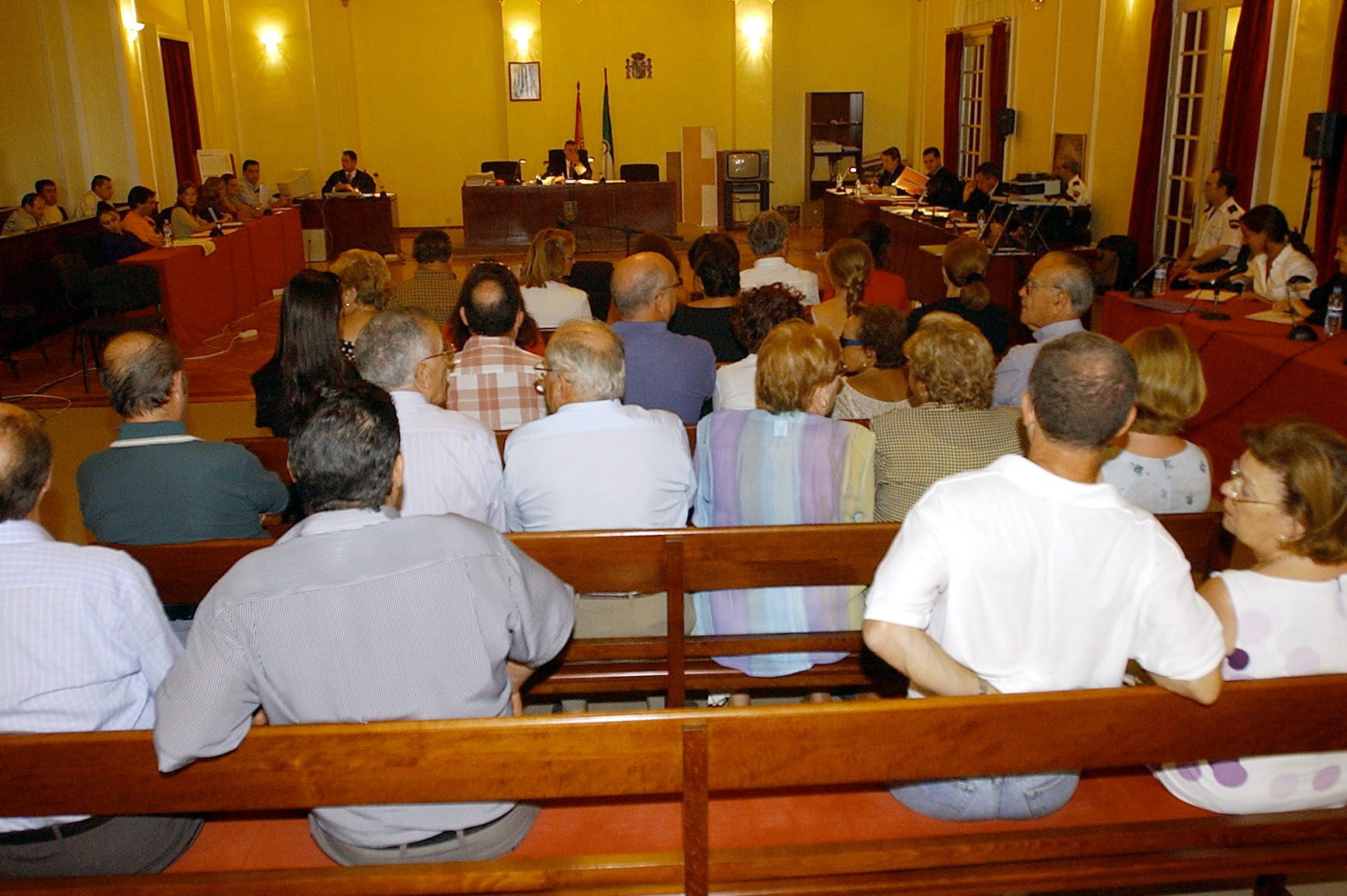 Un momento del juicio contra Dolores Vázquez.