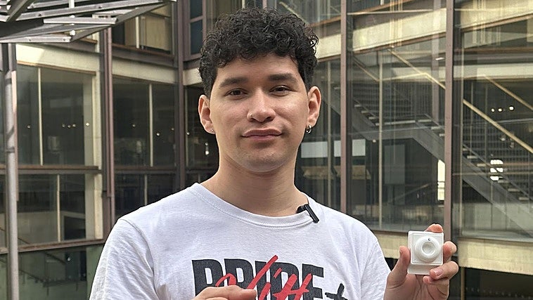 Uno de los participantes en la campaña de Cesida.