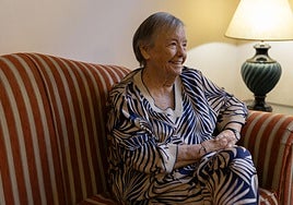 La actriz María Galiana, antes de recoger su Premio de Honor en el GIFIC.