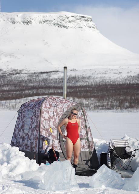 Imagen - Elina siempre tiene preparada una zona para entrar rápidamente en calor.