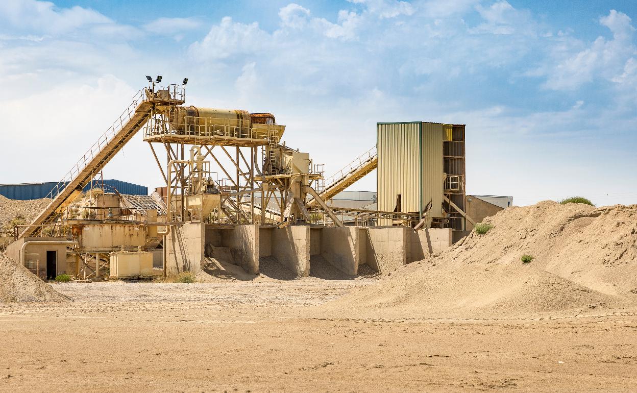 Cantera de arena.