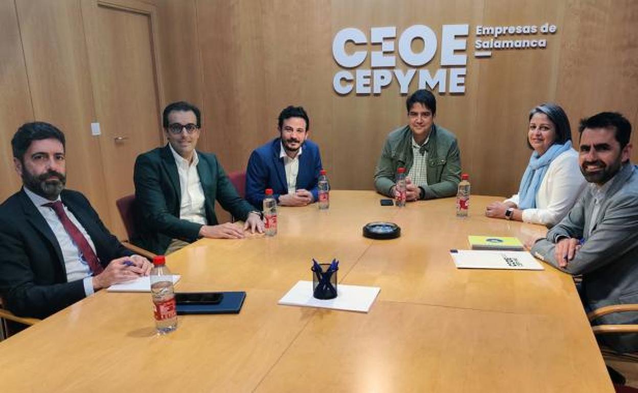 Constituida la comisión conjunta de las patronales salmantinas CEOE Cepyme y CES