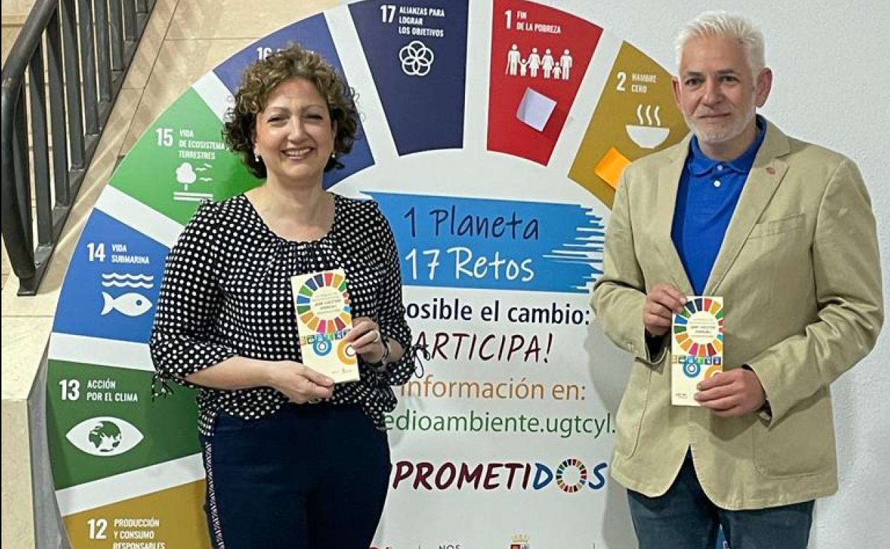 Mª Fé Muñiz Queipo, y Marcelino Muñoz.