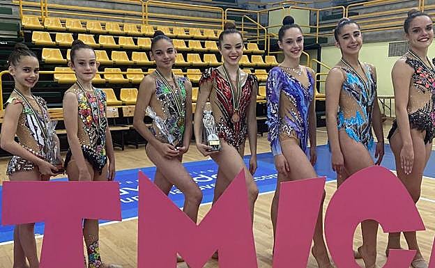 Gran campeonato de Castilla y León absoluto y Liga Autonómica para el Rítmica Salamanca
