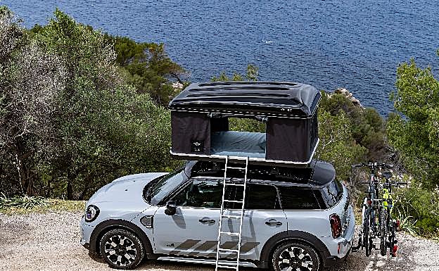 El Mini Cooper S Countryman ALL4 se convierte en una caravana a la moda