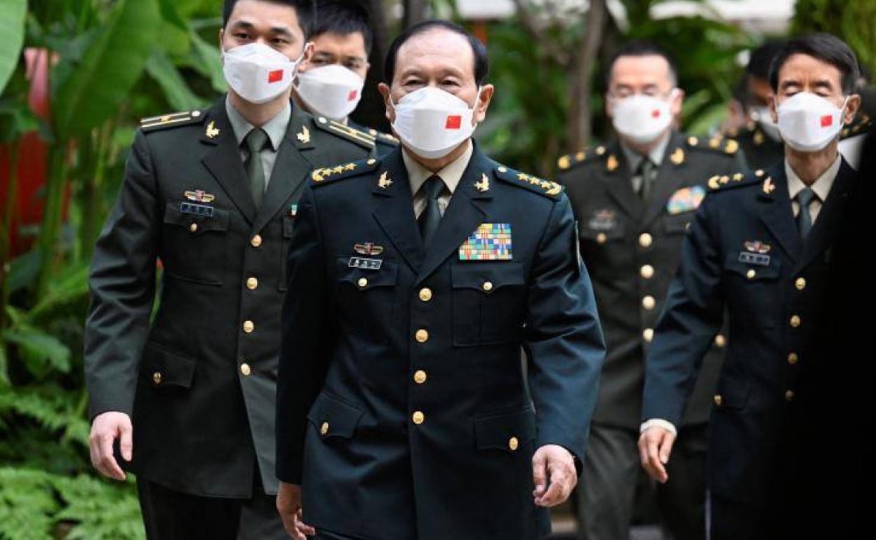 El ministro de Defensa chino, Wei Fenghe..
